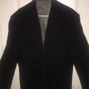 GIVENCHY black worsted wool blazer monsieur men’s size 42 Long (extra long)